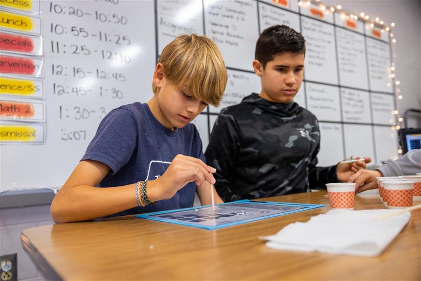 Hillsboro fifth graders make silly putty